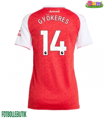 Arsenal Viktor Gyokeres #14 Hemmatröja Kvinnor 2025-26 Kortärmad